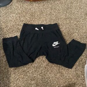 Nike cropped sweat pants